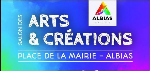 Salon des arts et créations - samedi 25 et dimanche 26 novembre 2023, salle omnisports, place de la mairie à ALBIAS, de 10h à 18h.