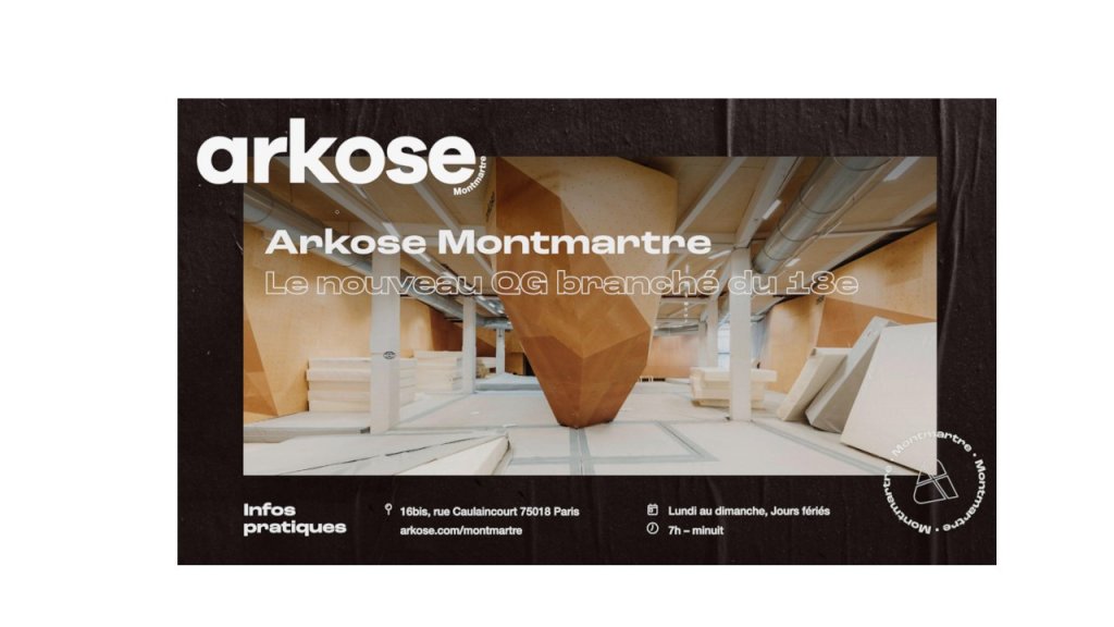 Arkose Montmartre - Tout l’univers de la culture grimpe avec, une ambiance extraordinaire.