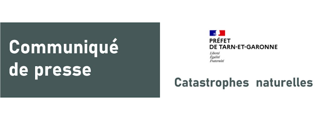 Préfecture de Tarn-et-Garonne - Reconnaissance en état de catastrophe naturelle - Commune de Corbarieu @Prefet_82