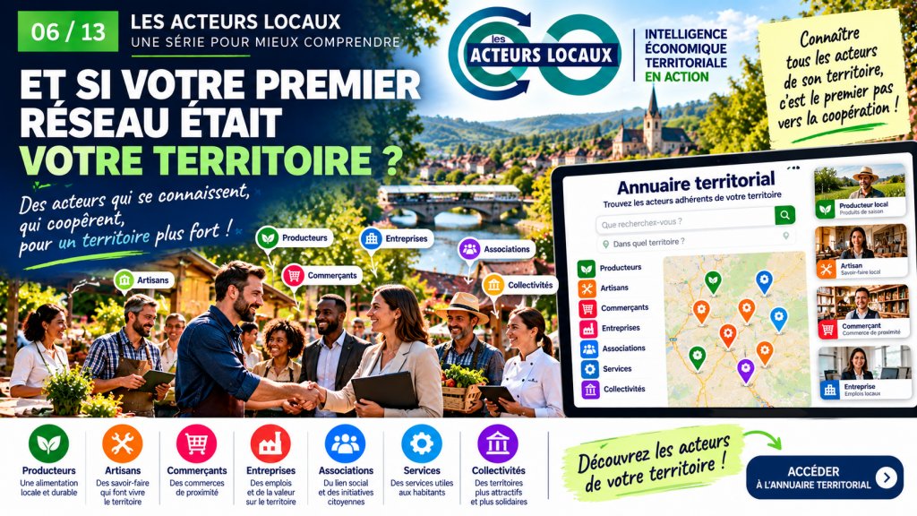 Acteurs-Locaux Épisode 6/13 - ET SI VOTRE PREMIER RÉSEAU ÉTAIT VOTRE TERRITOIRE ?