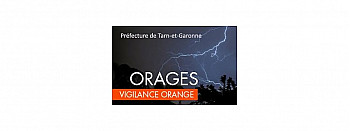 Le département de Tarn-et-Garonne vient d'être placé par Météo France en vigilance orange pour un phénomène orageux. 