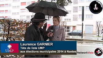 Municipales 2014 Nantes : inteview de Laurence GARNIER candidate UMP
