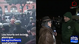 TvLocale Tarn-et-Garonne - Les Tracteurs de la FDSEA et des Jeunes Agriculteurs du Tarn-et-Garonne de nouveau dans Montauban