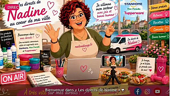 Lancement de 'Les directs de Nadine au coeur de ma ville'
