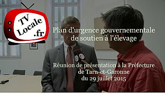 Crise Agricole: Plan d'Urgence Gouvernemental de Soutien à l'Elevage en Tarn-et-Garonne sur #TvLocale_fr
