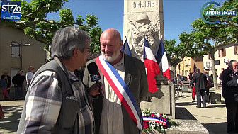 TvLocale des Acteurs Locaux d'Albias - Première cérémonie de Commémoration du 8 mai pour la nouvelle municipalité