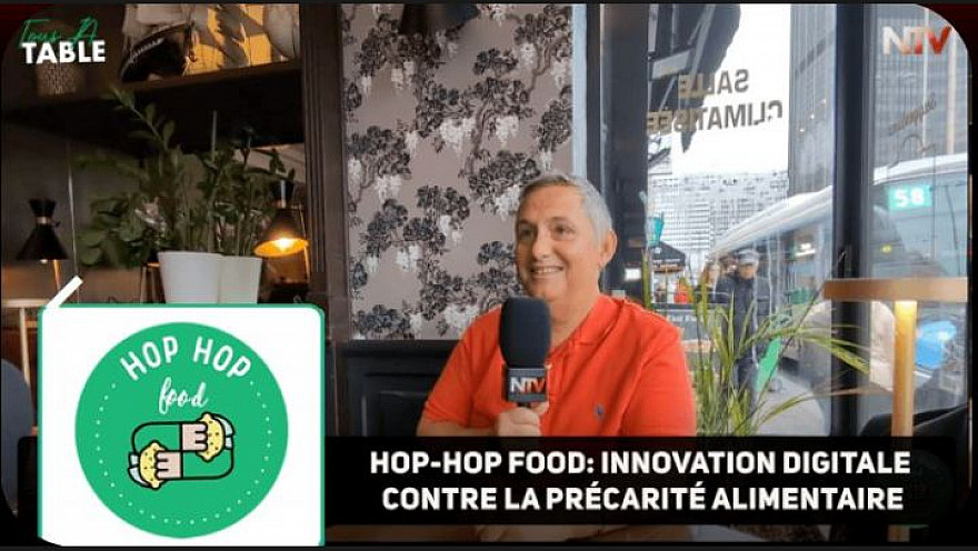 TV Locale Paris - HopHopFood lutte efficacement contre le gaspillage alimentaire tout en aidant des personnes en situation de précarité.